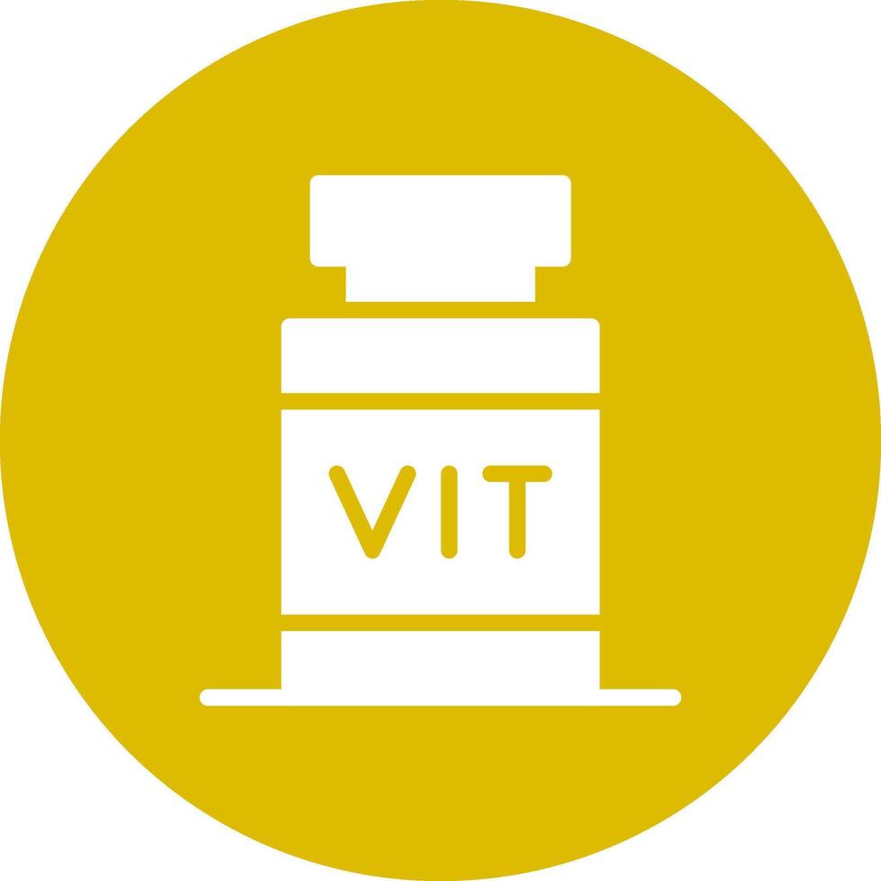 vitamine creatief icoon ontwerp vector