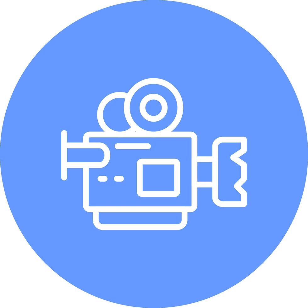 video camera creatief icoon ontwerp vector