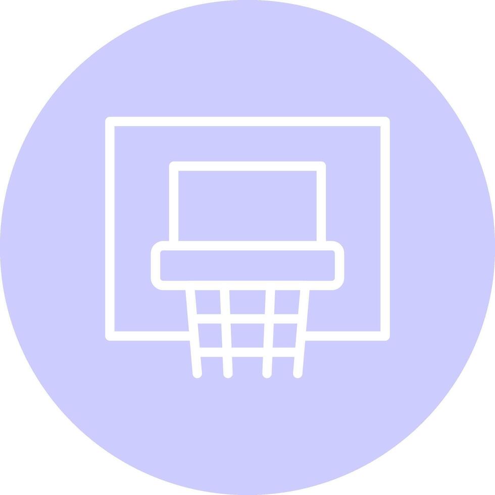 basketbal creatief icoon ontwerp vector