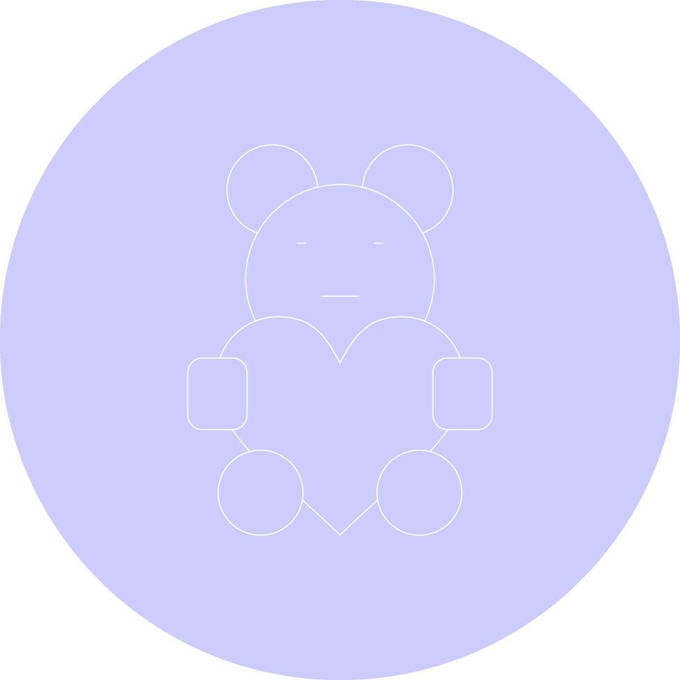 teddy creatief icoon ontwerp vector