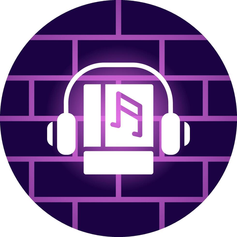 audio boek creatief icoon ontwerp vector