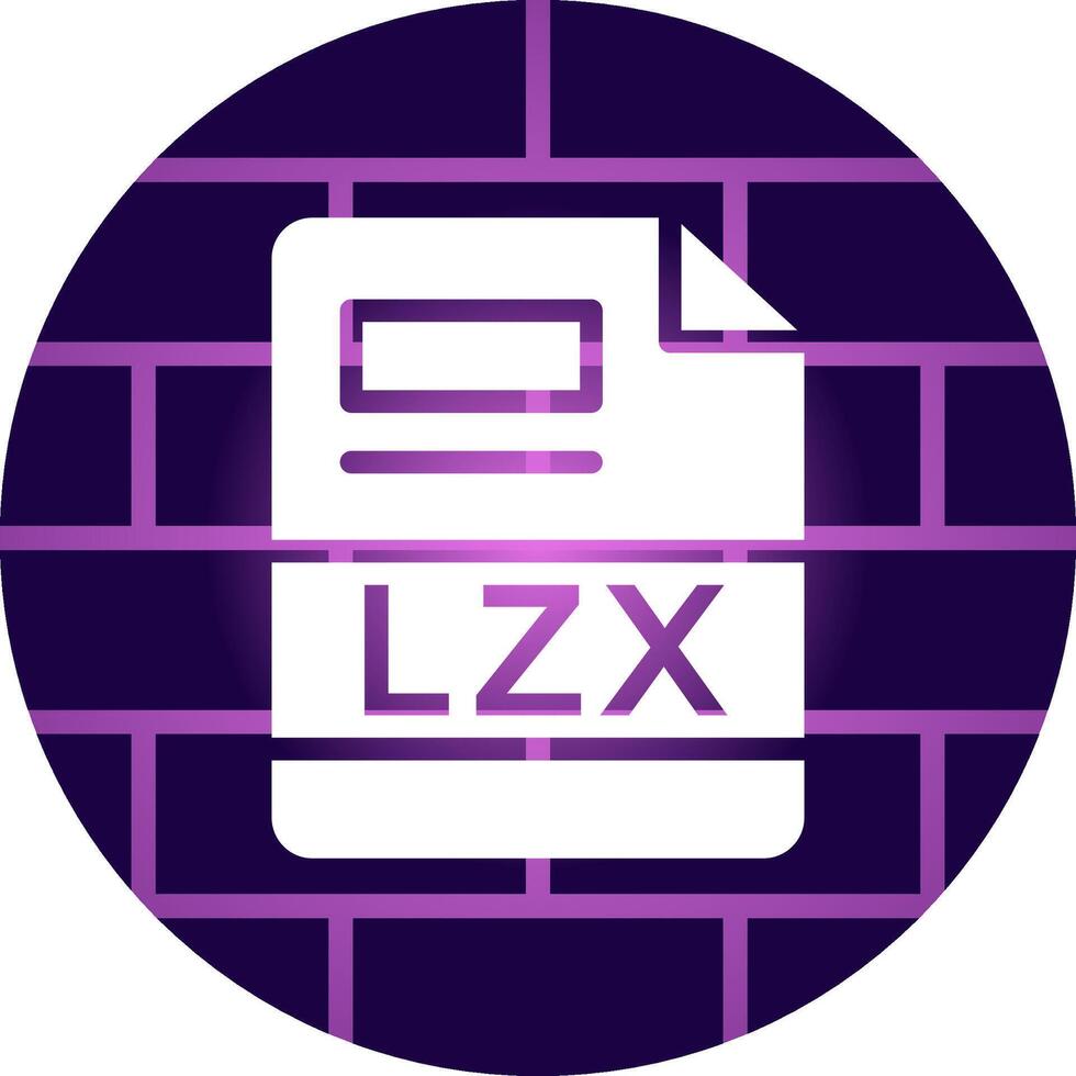 lzx creatief icoon ontwerp vector