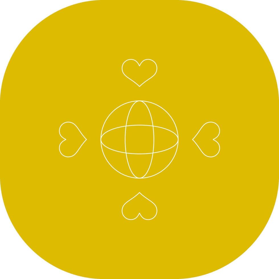 valentijnsdag creatief icoon ontwerp vector