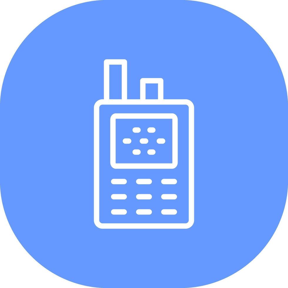 walkie talkie creatief icoon ontwerp vector