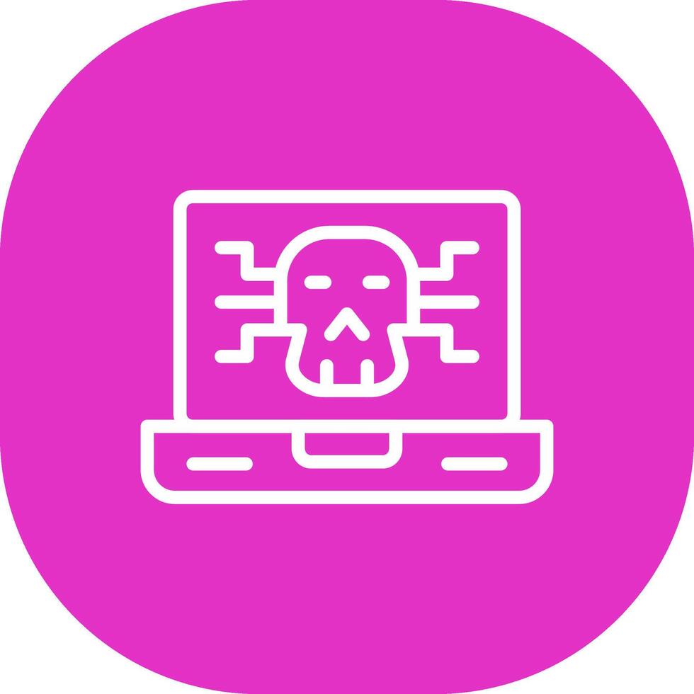 malware creatief icoon ontwerp vector