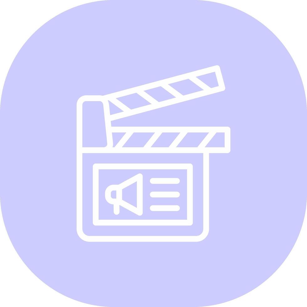 bioscoop advertentie creatief icoon ontwerp vector
