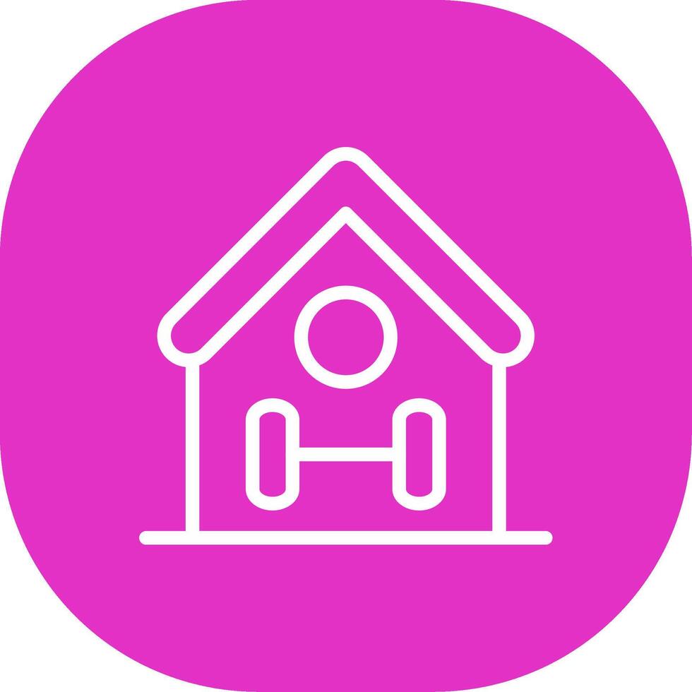 huis training creatief icoon ontwerp vector