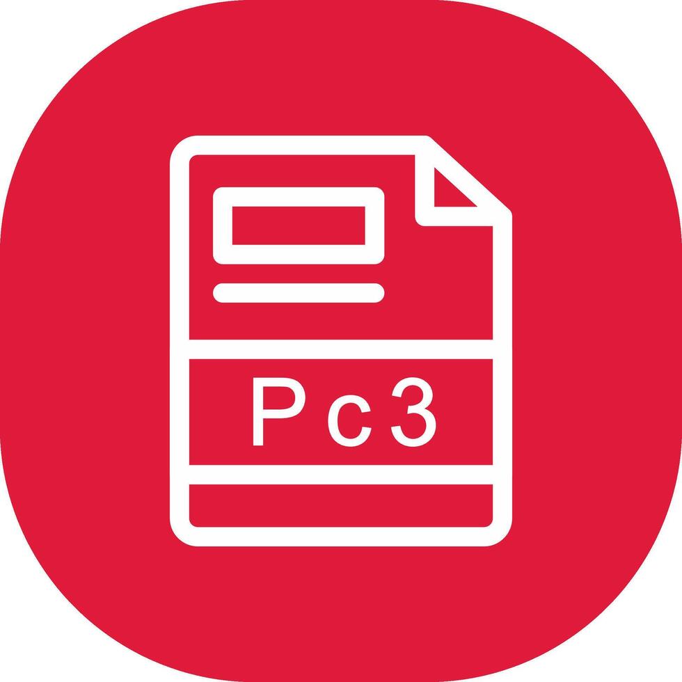 pc3 creatief icoon ontwerp vector