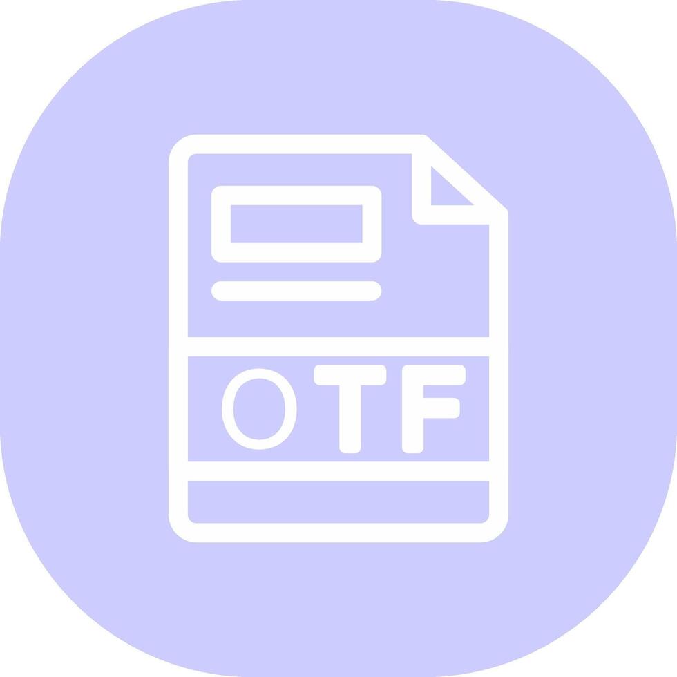 otf creatief icoon ontwerp vector