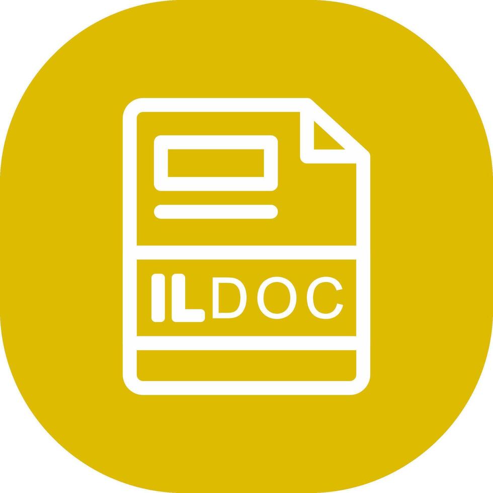 ildoc creatief icoon ontwerp vector