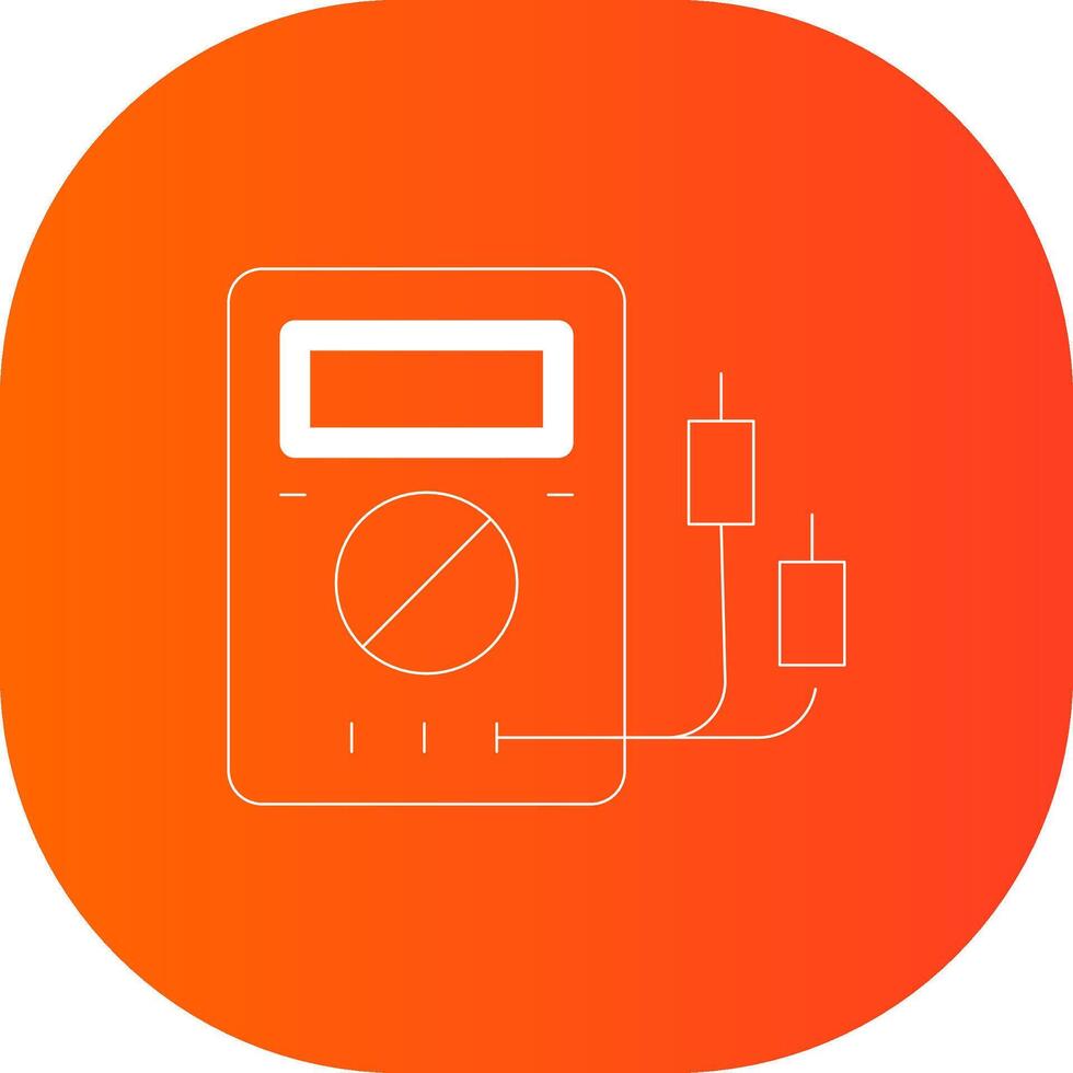 voltmeter creatief icoon ontwerp vector