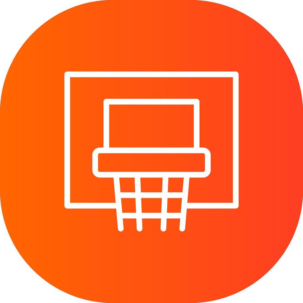 basketbal creatief icoon ontwerp vector