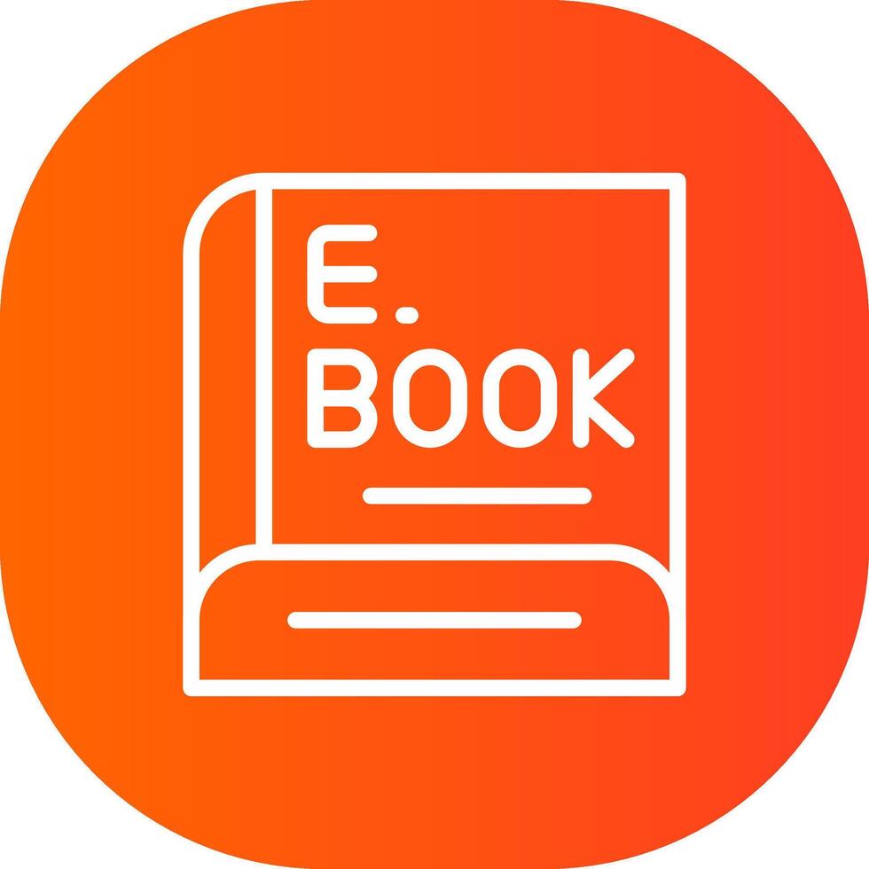 ebook creatief icoon ontwerp vector