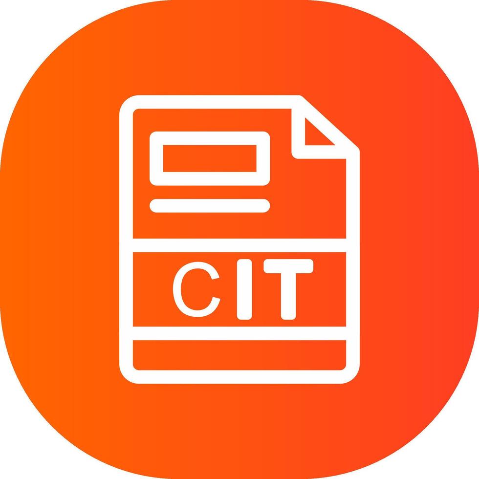 cit creatief icoon ontwerp vector