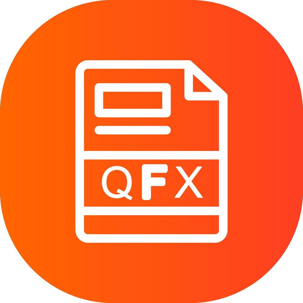 qfx creatief icoon ontwerp vector