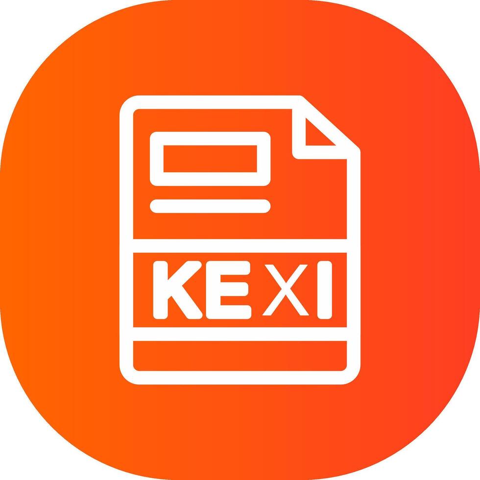 kexi creatief icoon ontwerp vector