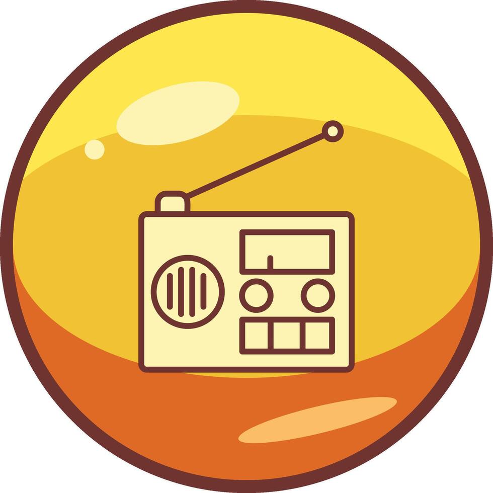 radio vector pictogram