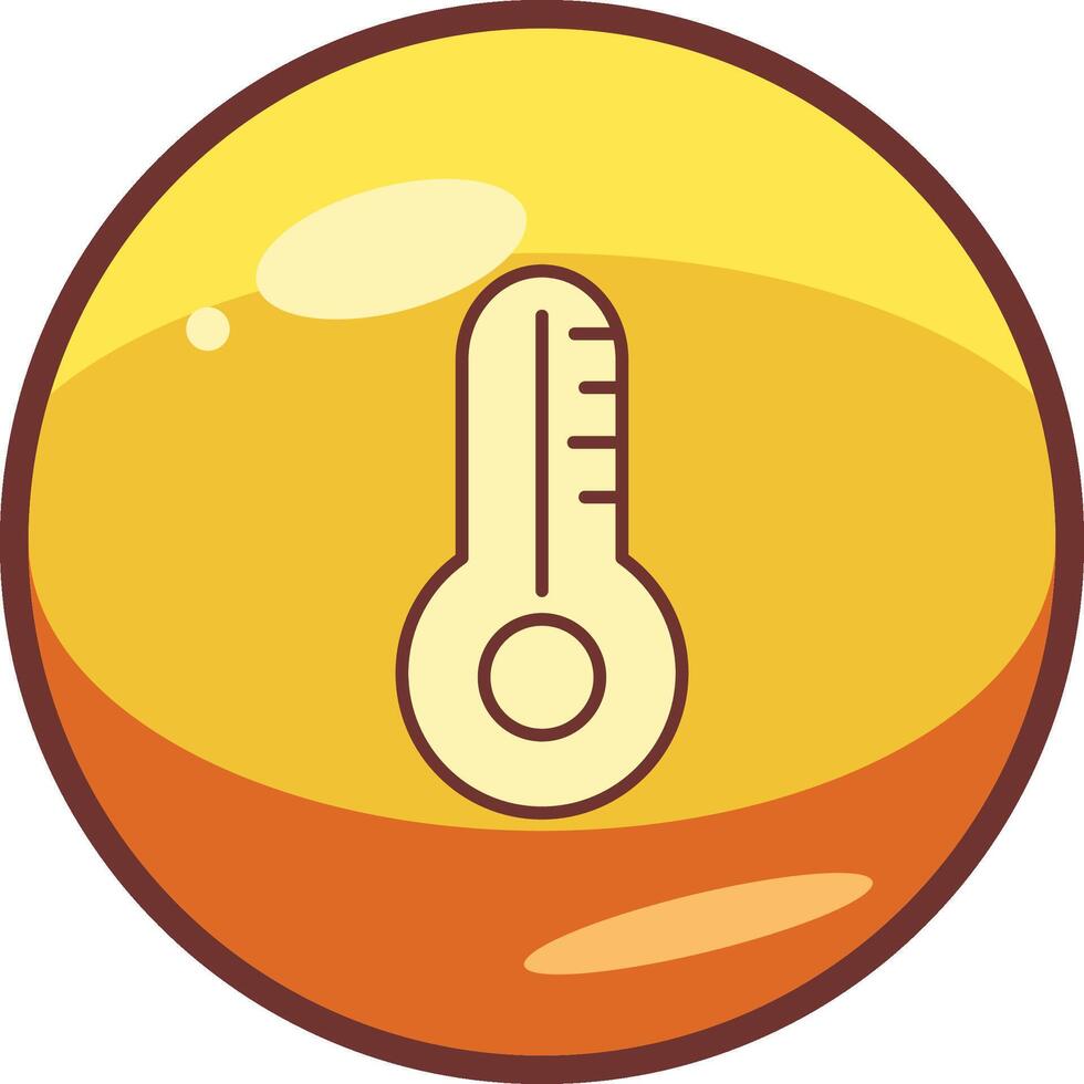 thermometer vector pictogram