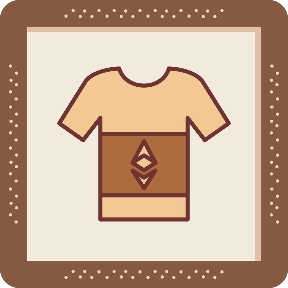 ethereum t-shirt vector icoon