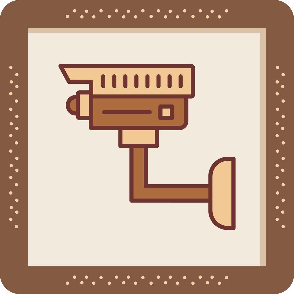 cctv camera vector pictogram