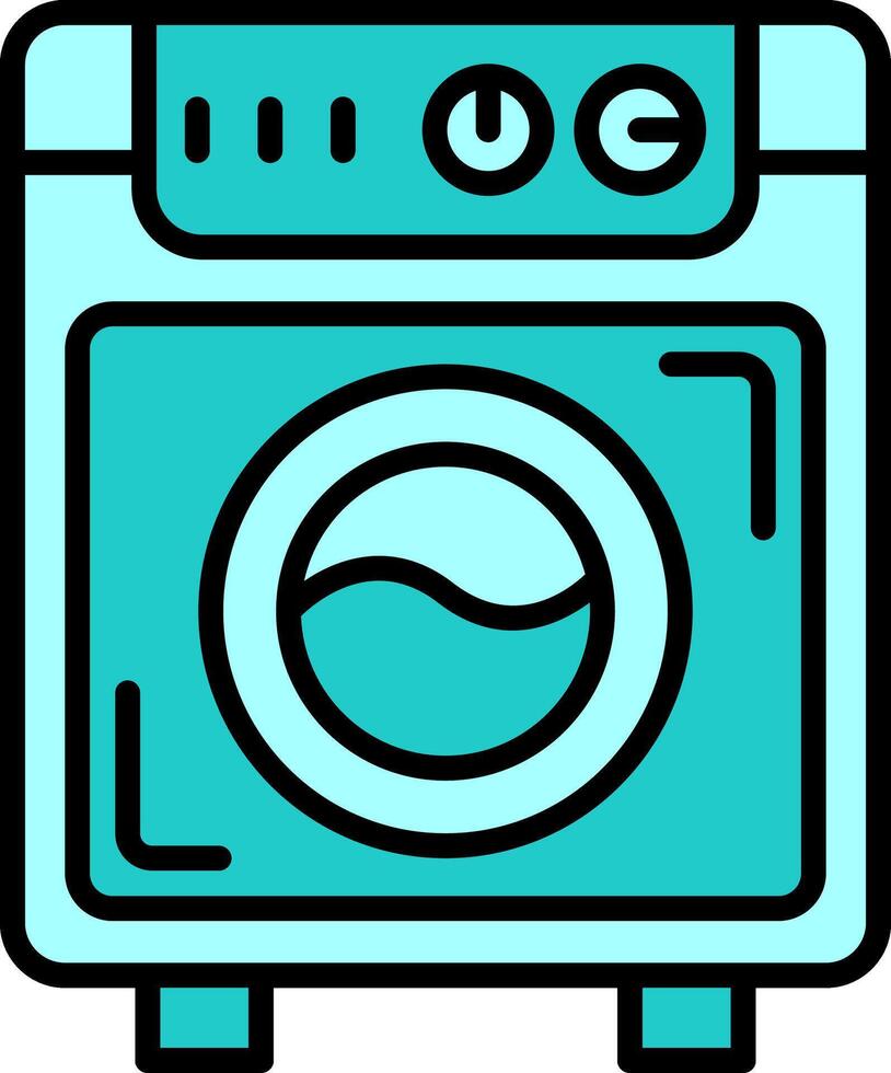 wasmachine vector pictogram