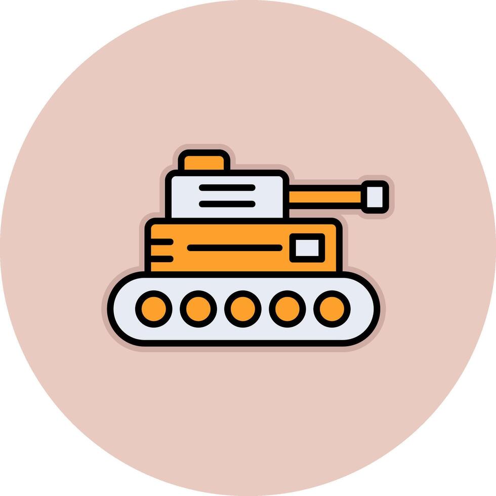 militaire tank vector icon