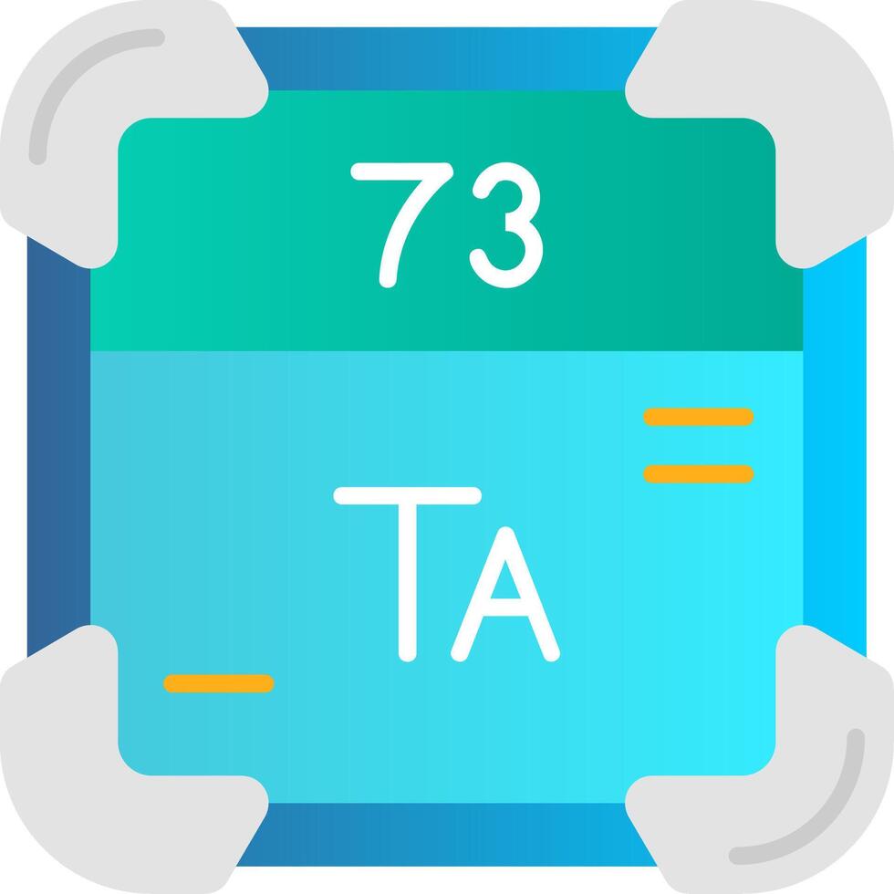 tantaal vlak helling icoon vector