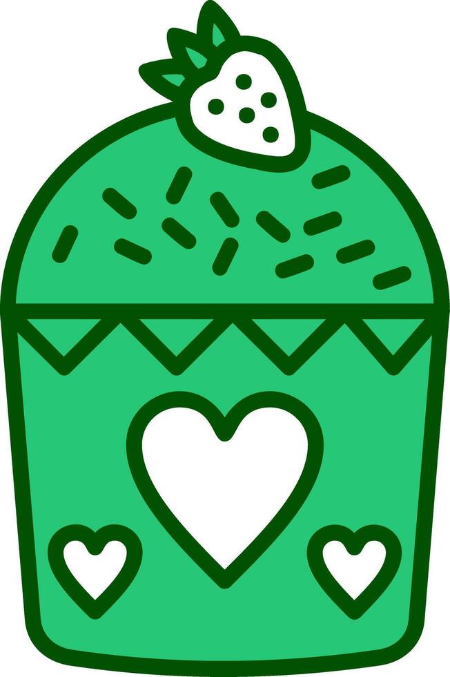 muffin vector icoon