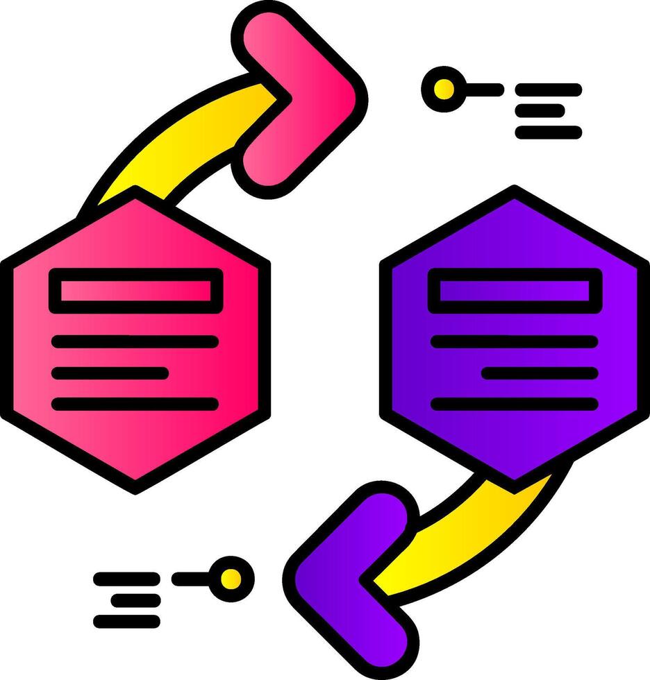 infographic elementen gevulde helling icoon vector