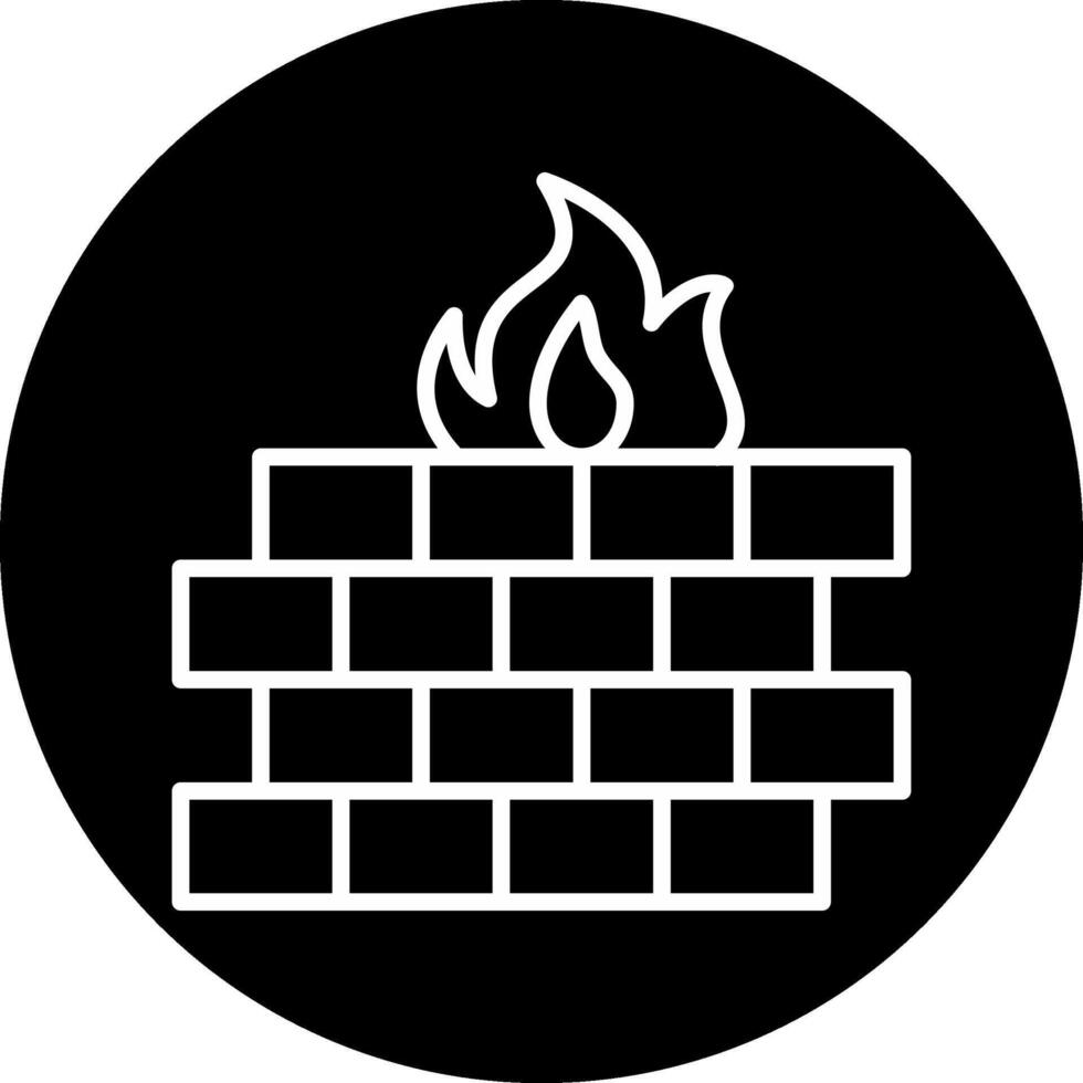 firewall vector pictogram