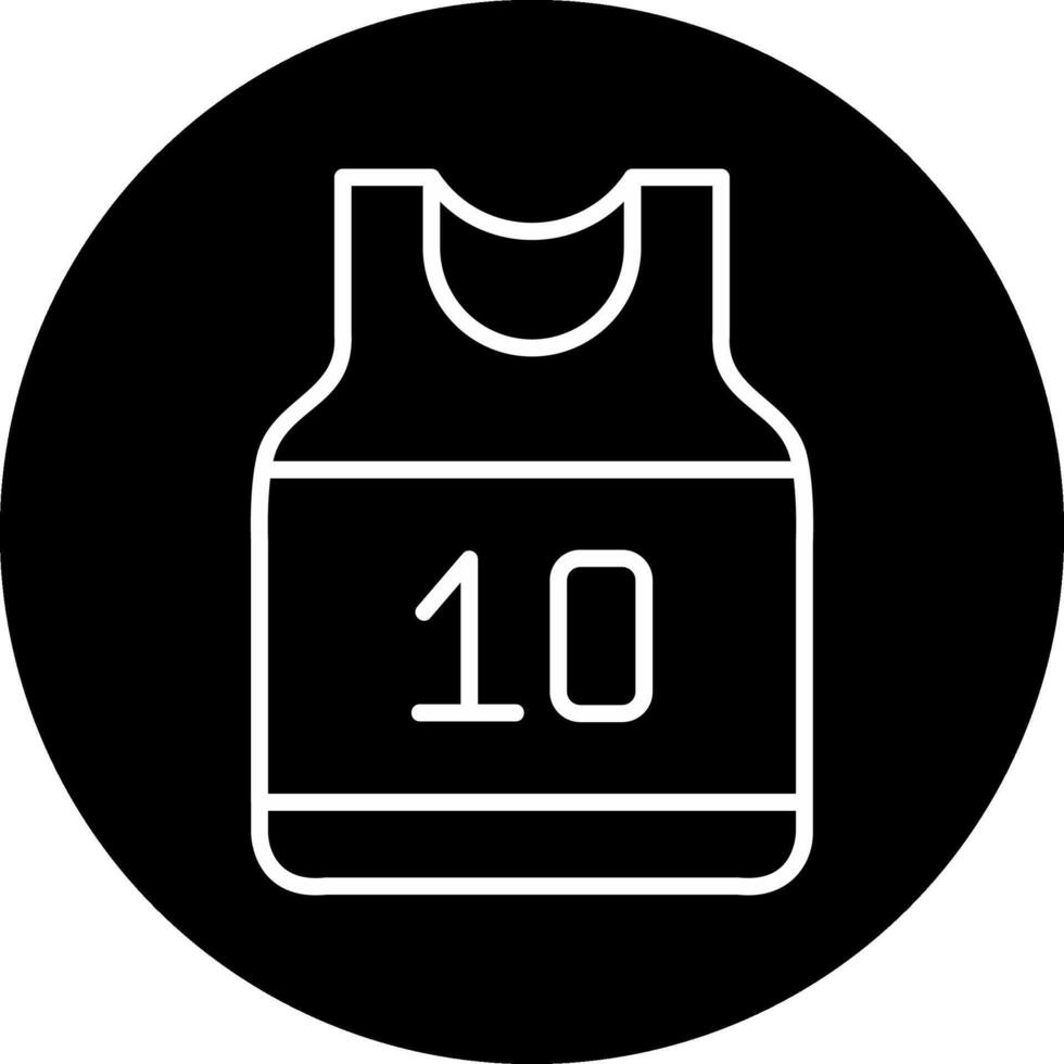 basketbal Jersey vector icoon