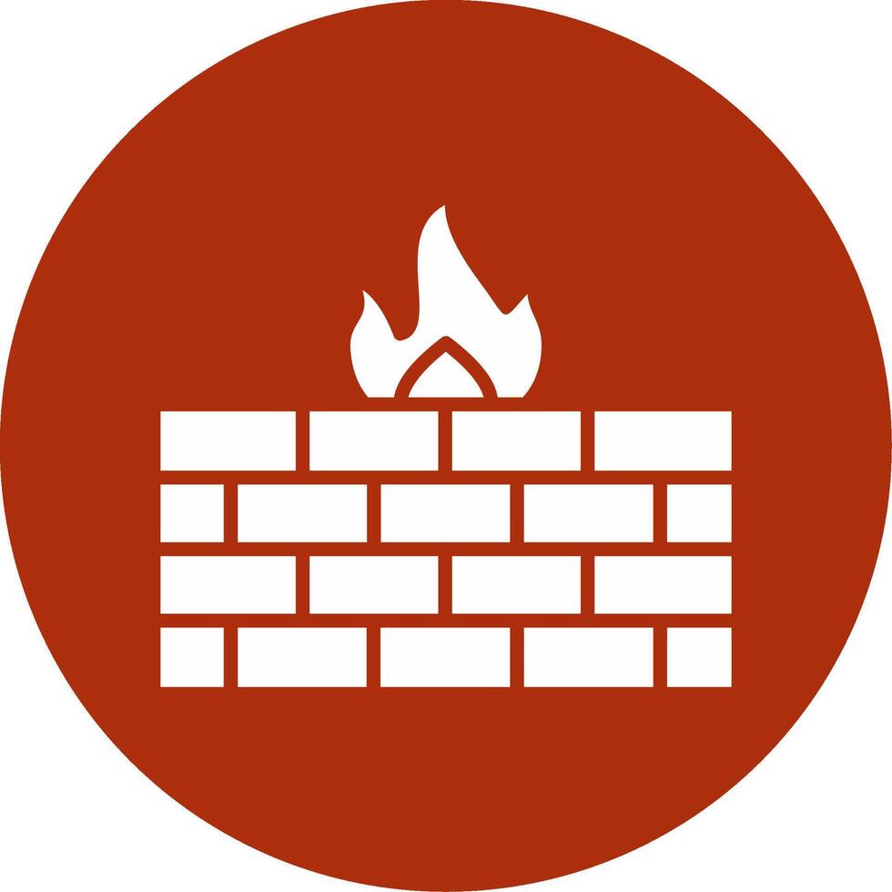 firewall vector pictogram