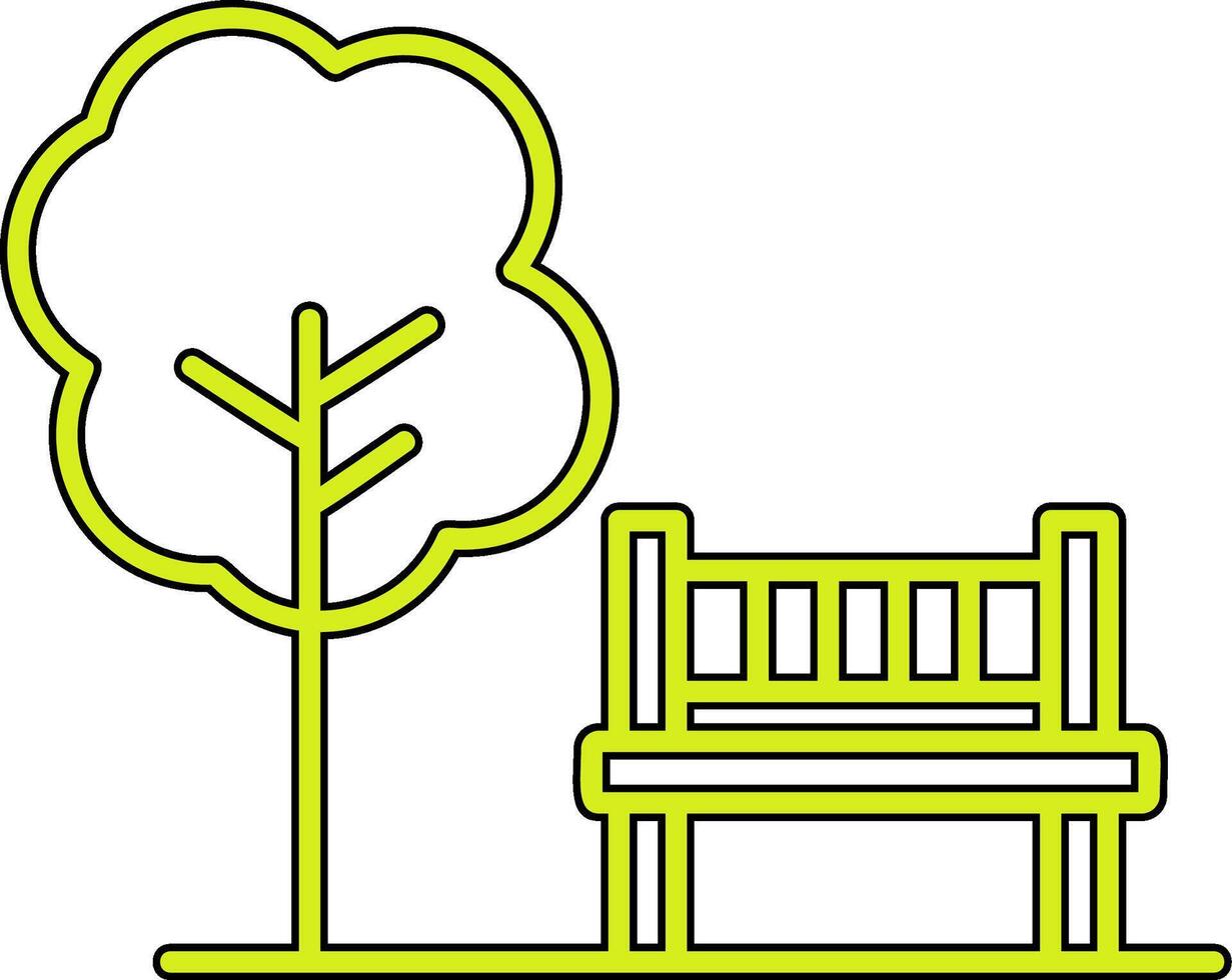 park vector pictogram