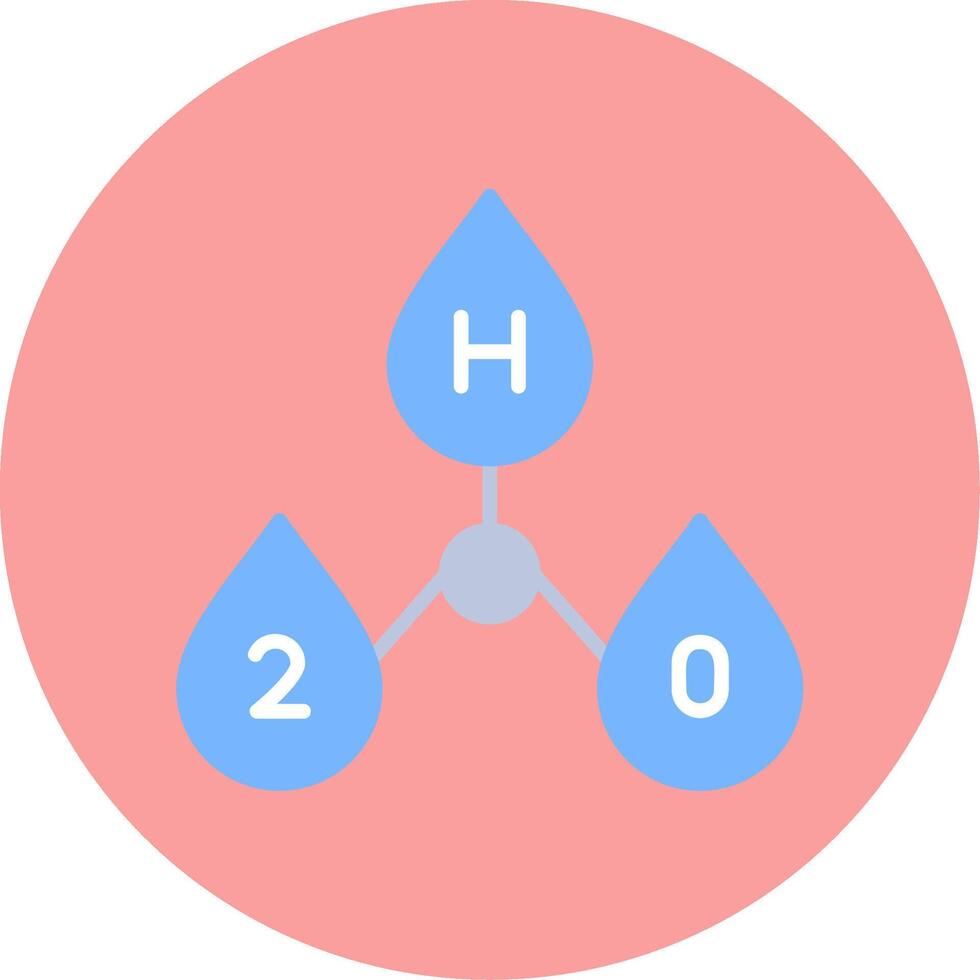 h2o vector icoon