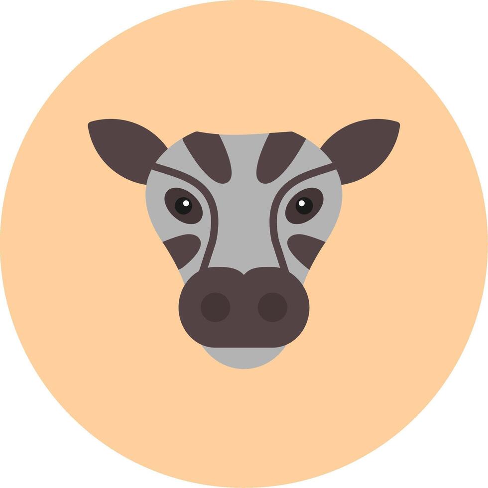 zebra vector icoon