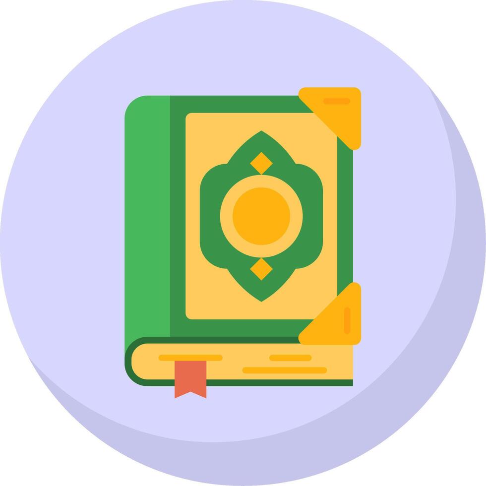 koran glyph vlak bubbel icoon vector