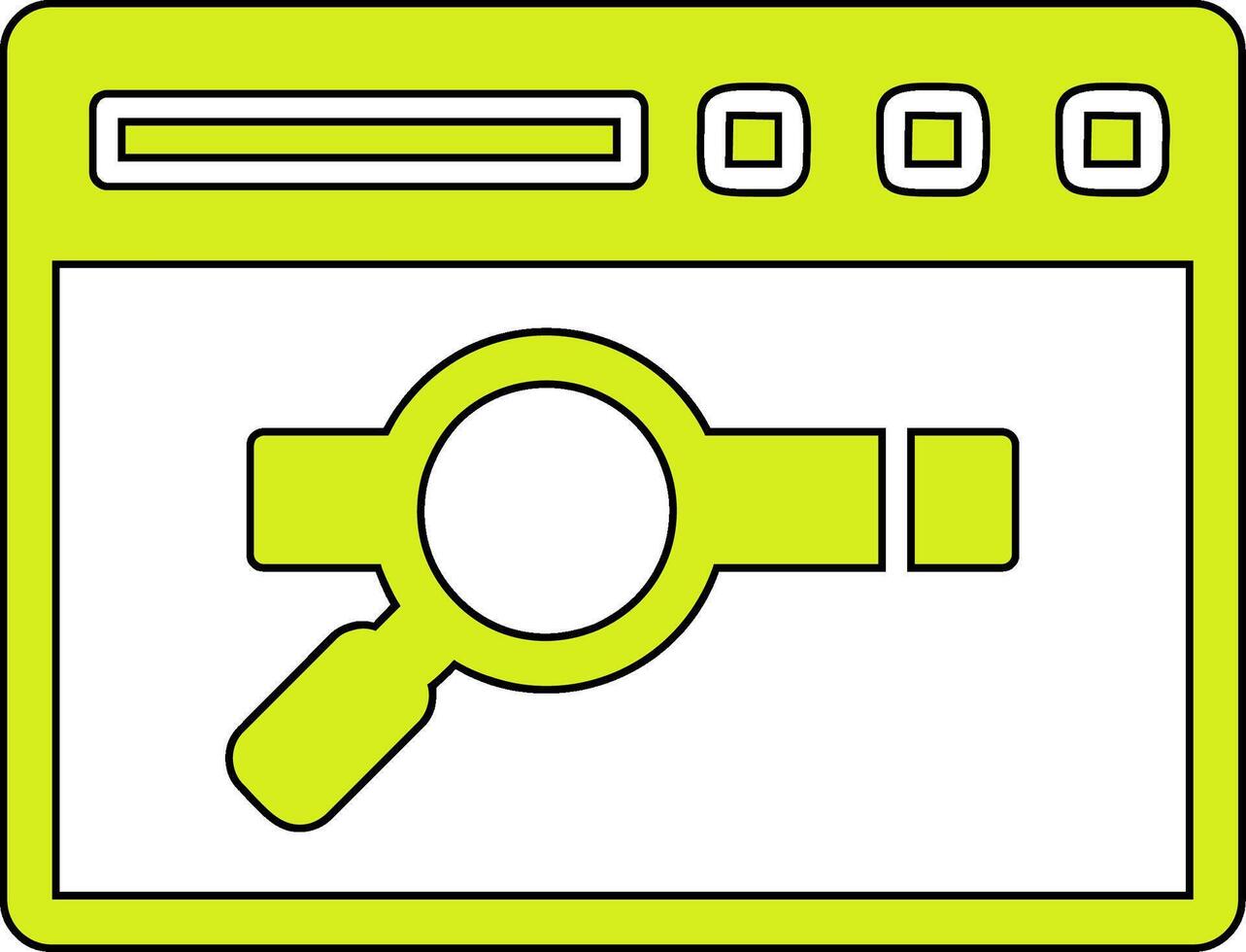 browser vector pictogram