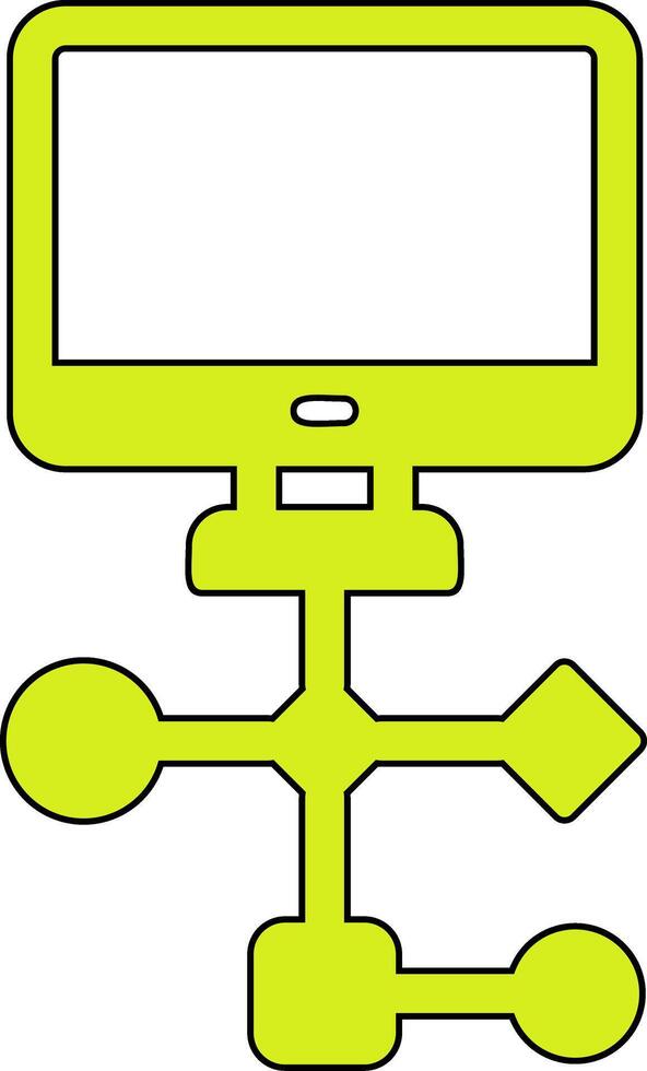 werkstroom vector pictogram