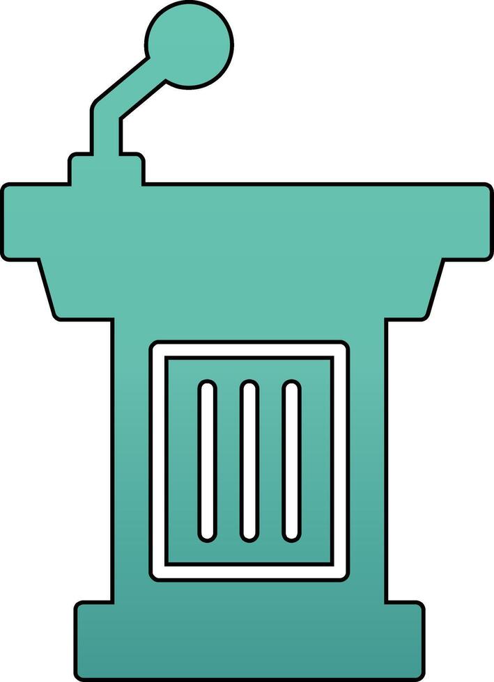 podium vector icoon