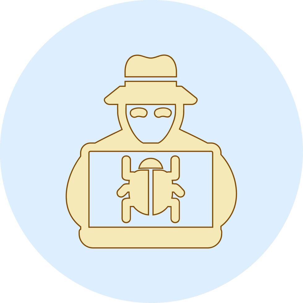 hacker vector pictogram