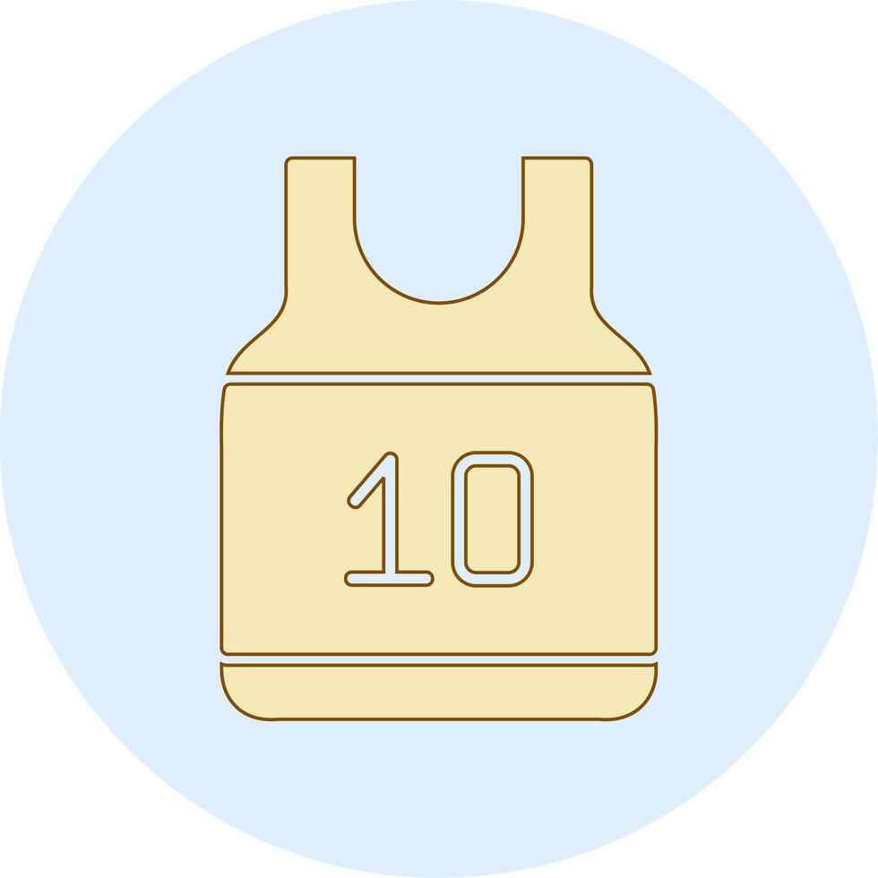 basketbal Jersey vector icoon