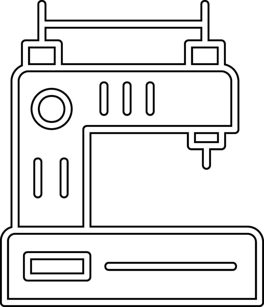 naaimachine vector pictogram