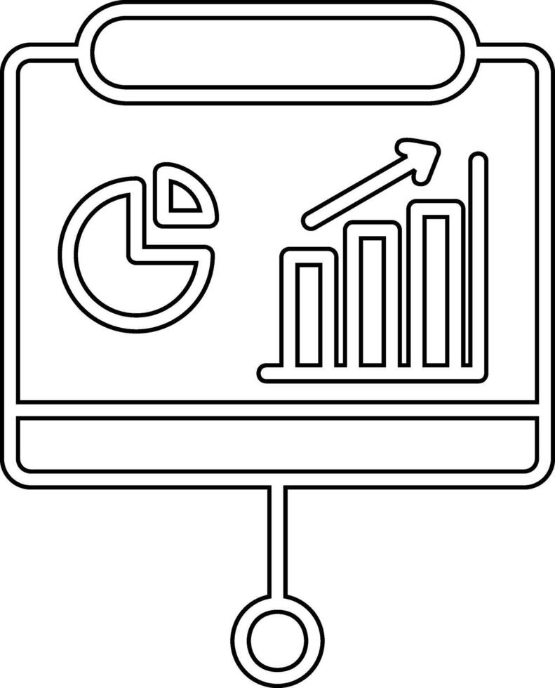 presentatie vector pictogram