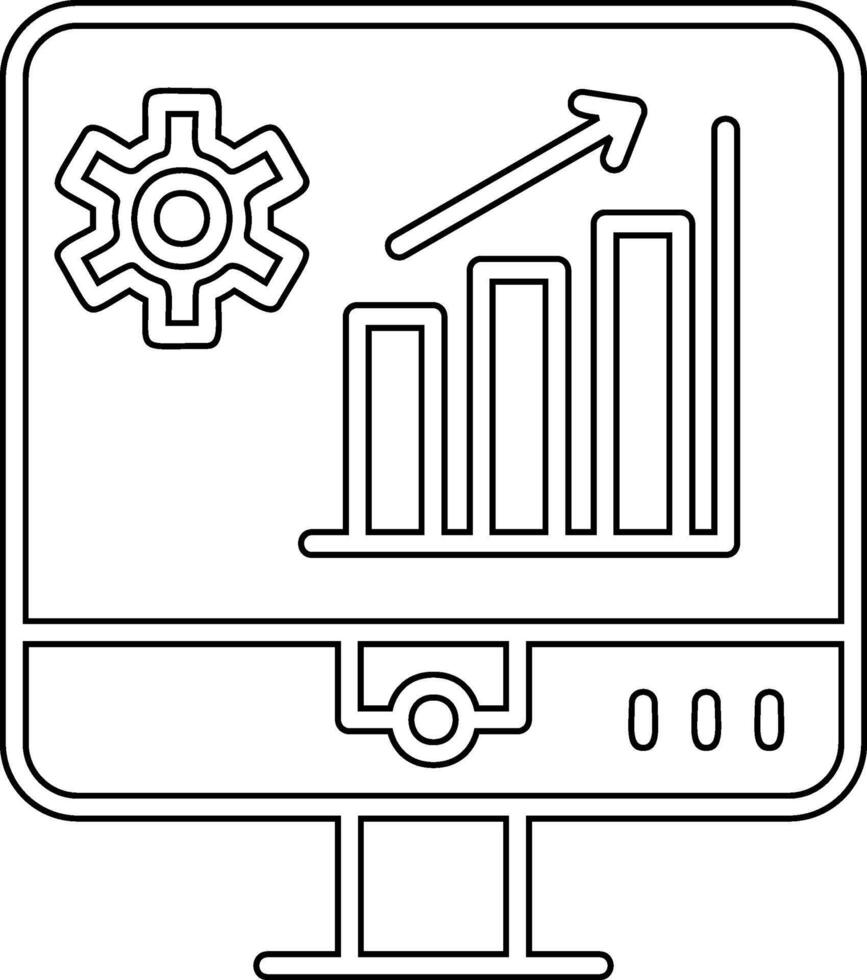 markt analyse vector icoon