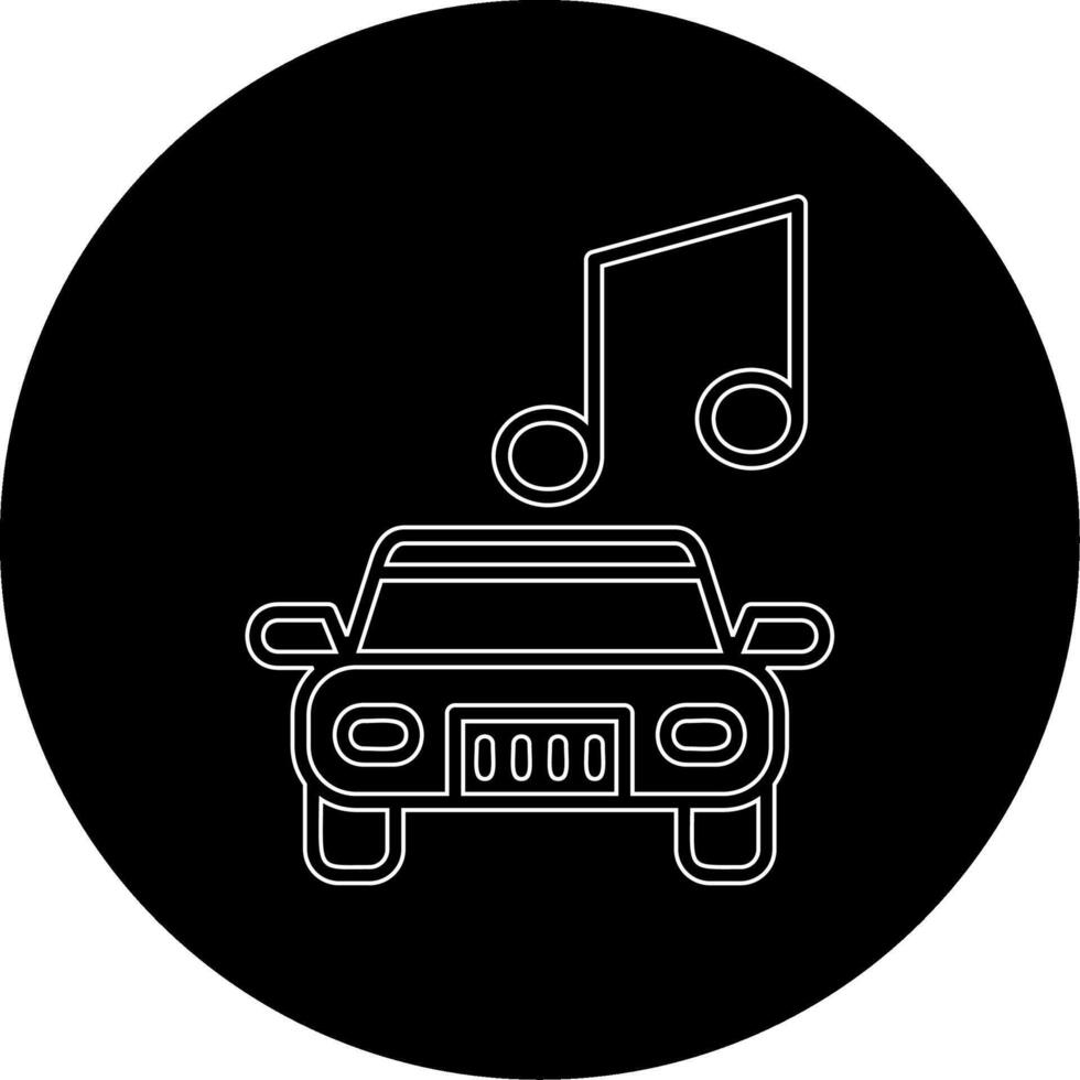 auto muziek- vector icoon