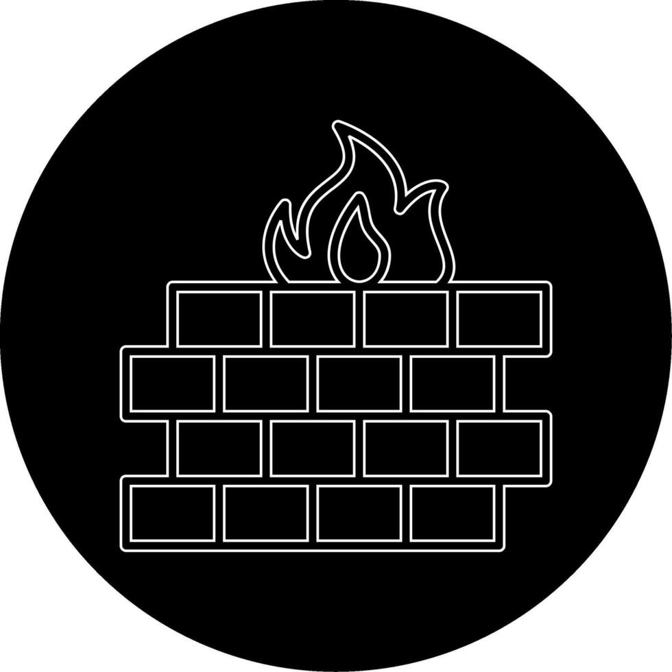 firewall vector pictogram