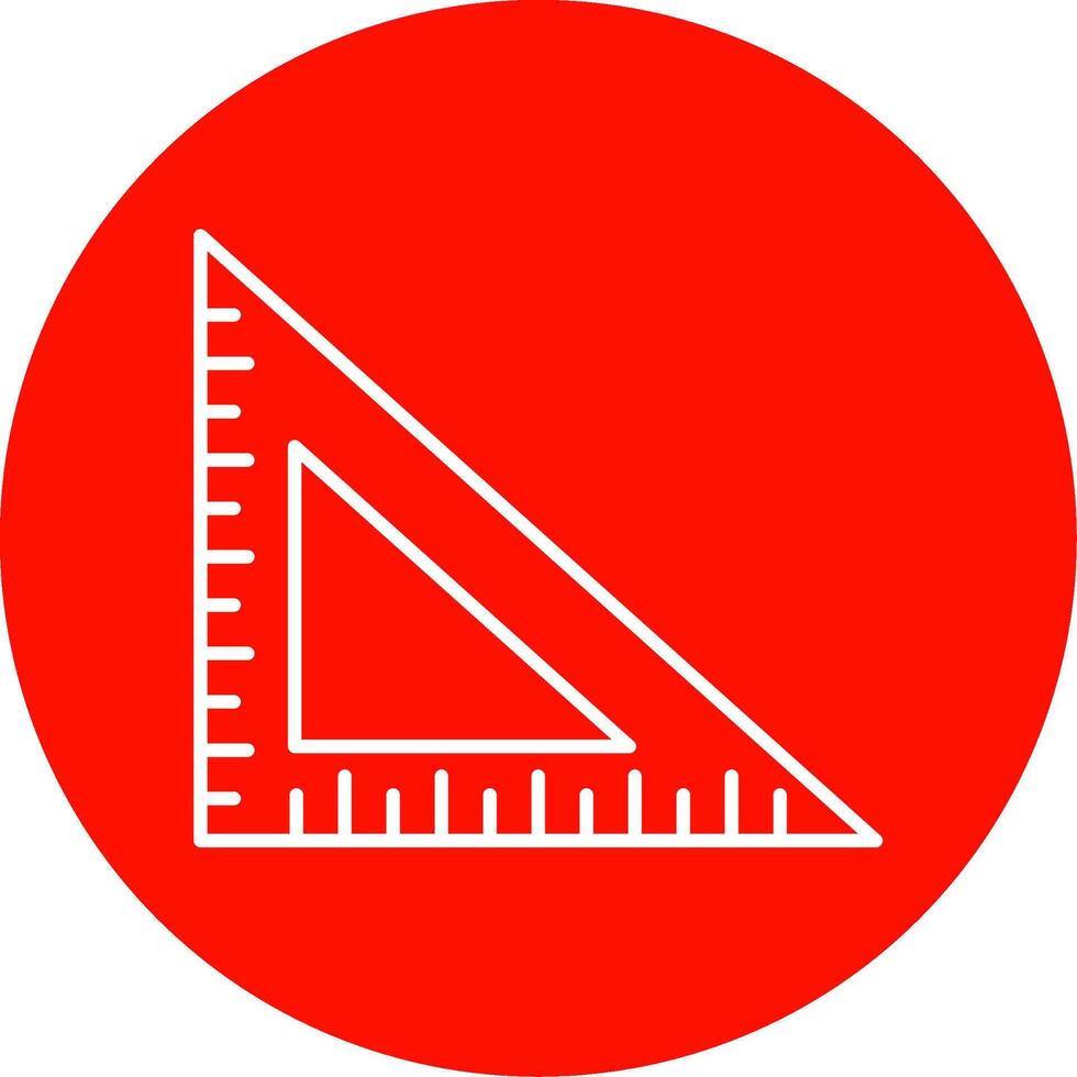 plein heerser lijn cirkel kleur icoon vector