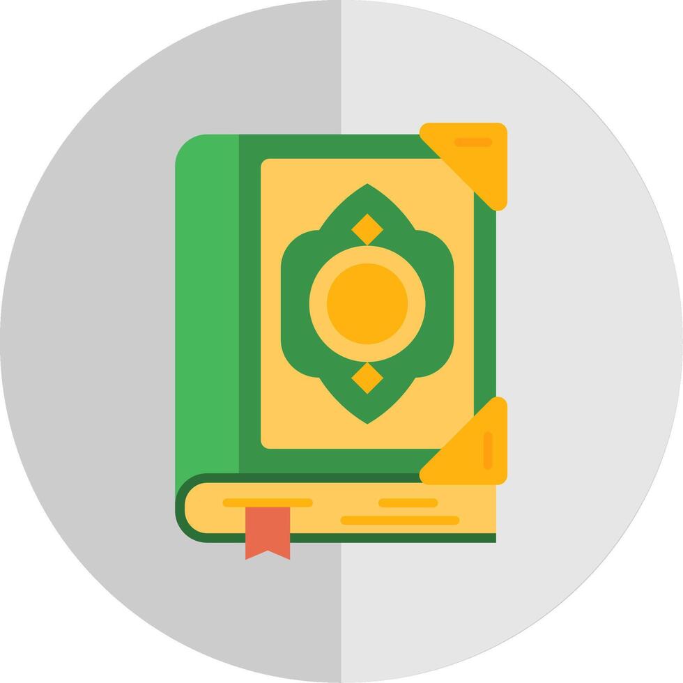 koran vlak schaal icoon vector