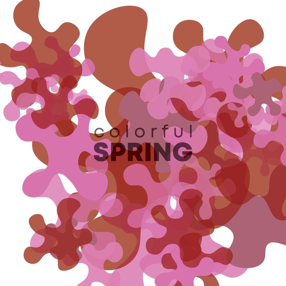 vector abstract kleurrijk voorjaar achtergrond ontwerp, uitnodiging kaart achtergrond sjabloon, aquarel nat wassen plons.