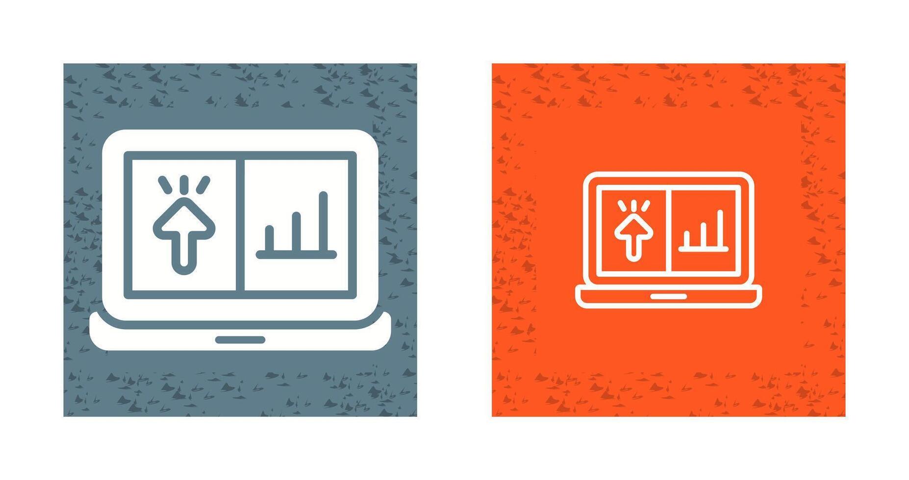 klikstroom analyse vector icoon